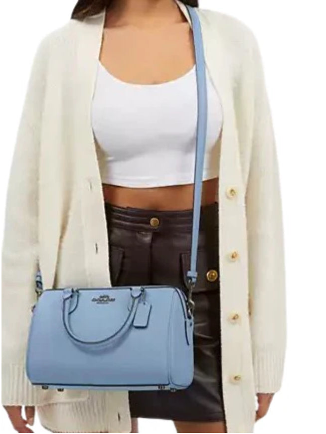 Coach Rowan Satchel Bag in Cornflower