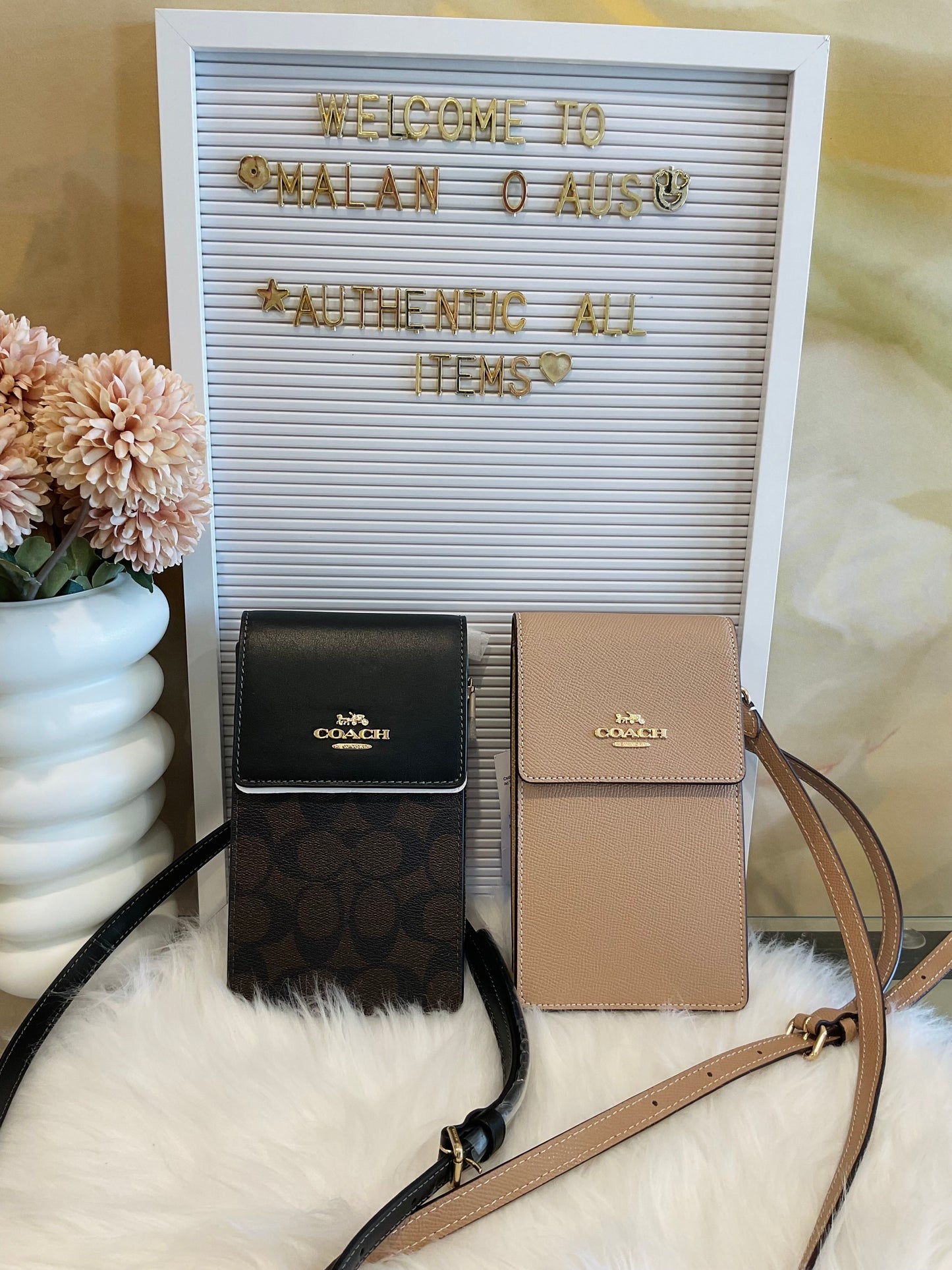 Coach North/South Phone Crossbody