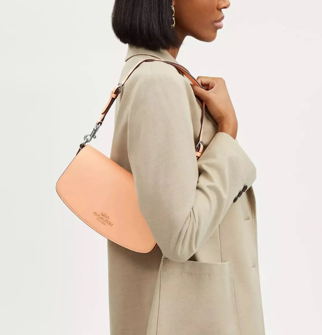 Coach Andrea Shoulder Bag in Faded Blush