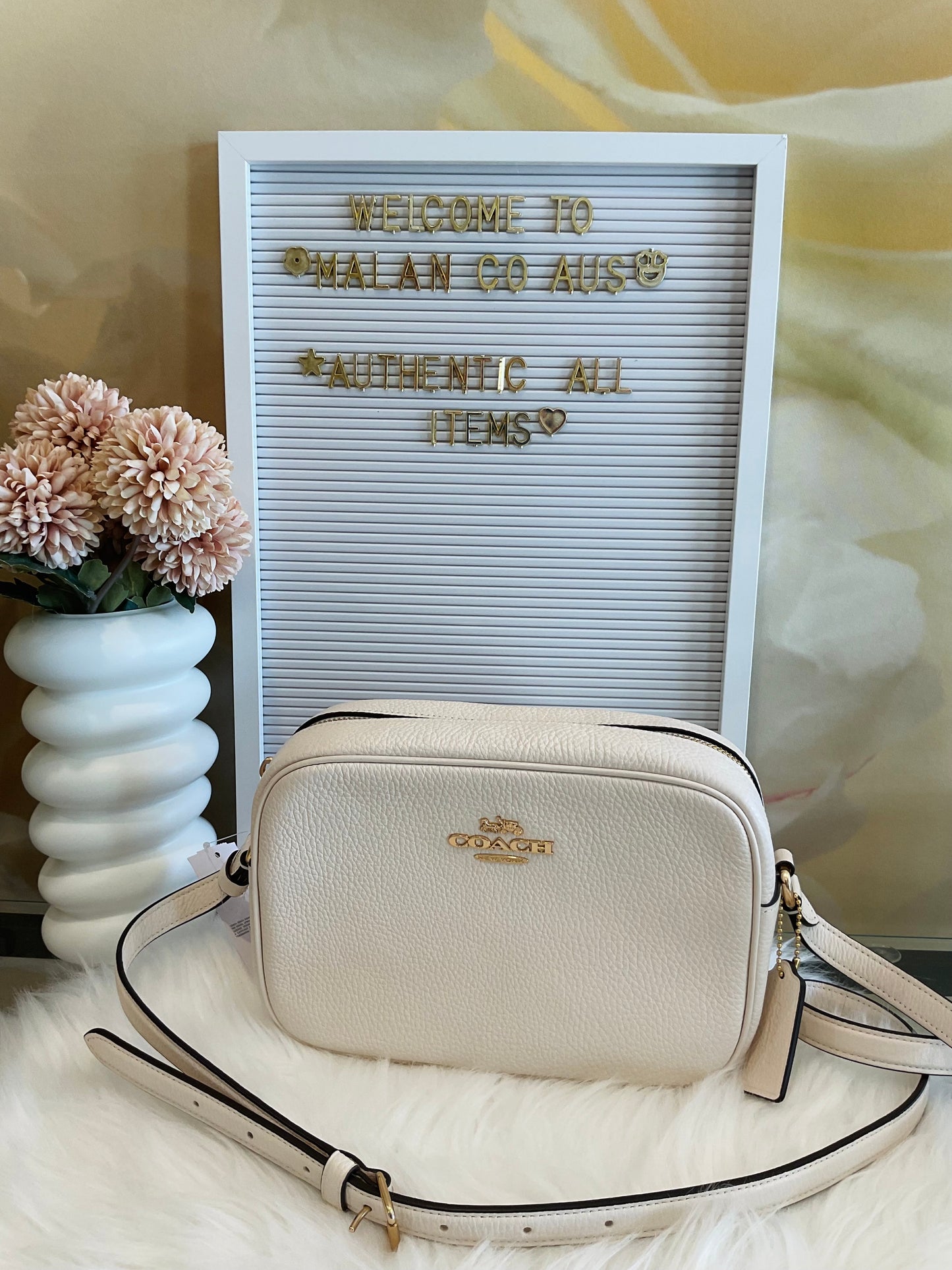 Coach Jaime Camera Bag in Chalk