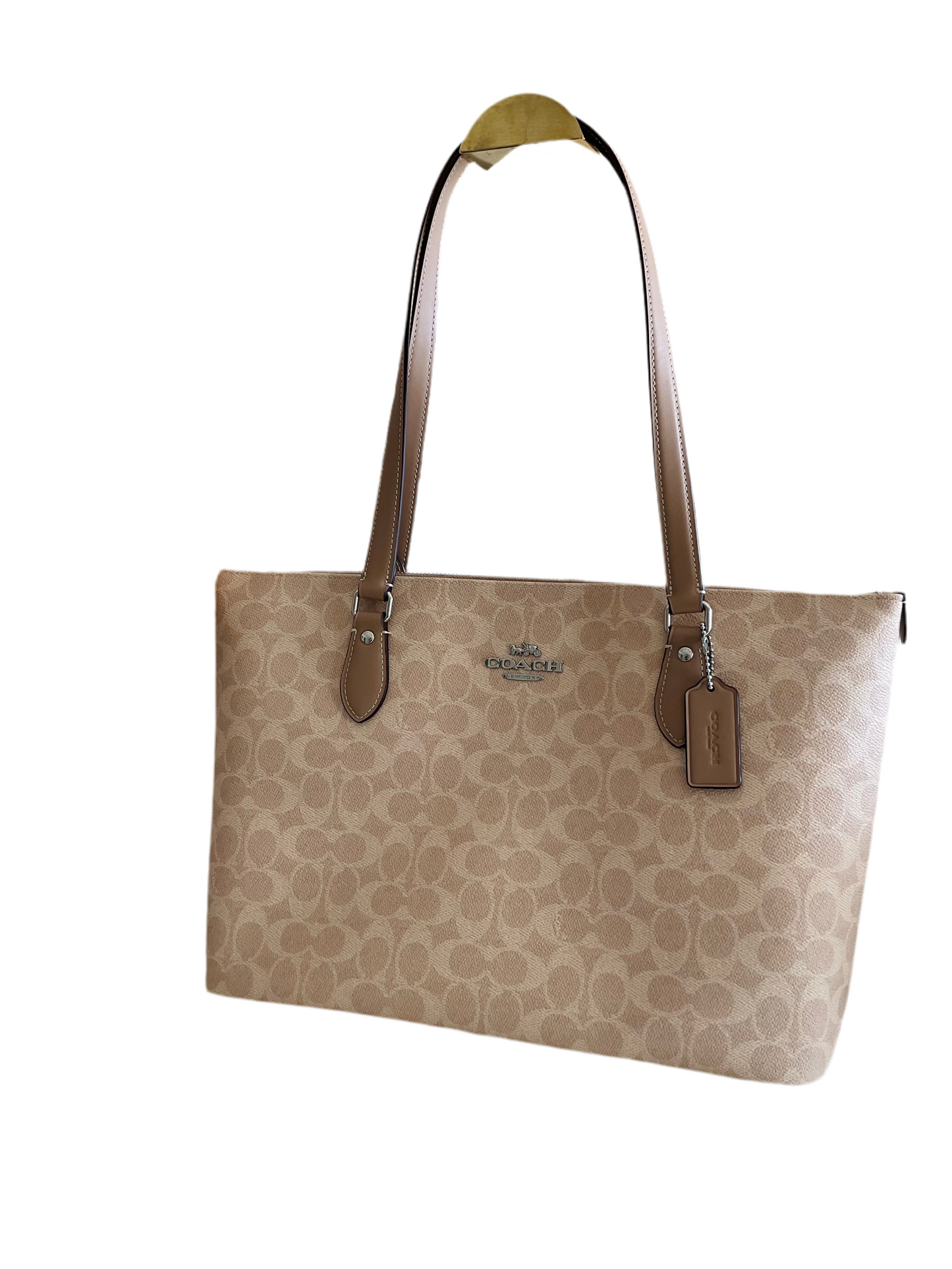 Coach Gallery Tote in Sand/Taupe