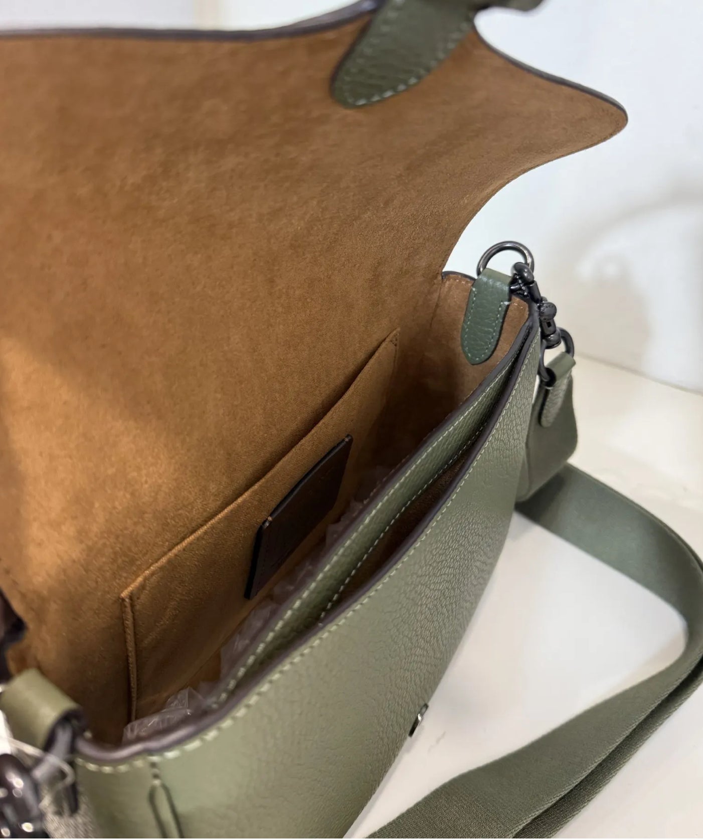 Coach Amelia Saddle in Military Green