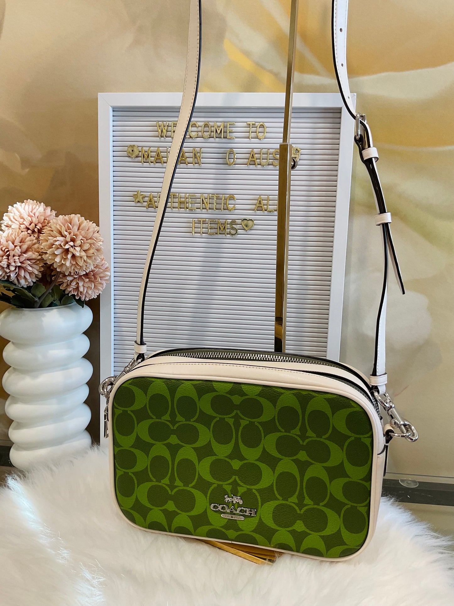 Coach Signature Camera Bag