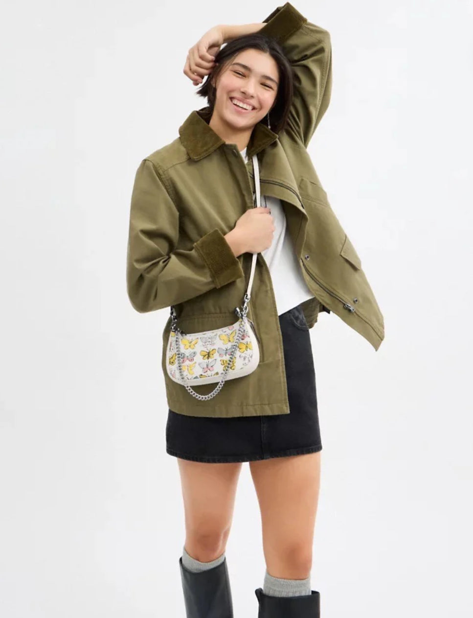 Coach Mini Teri in Butterfly Print