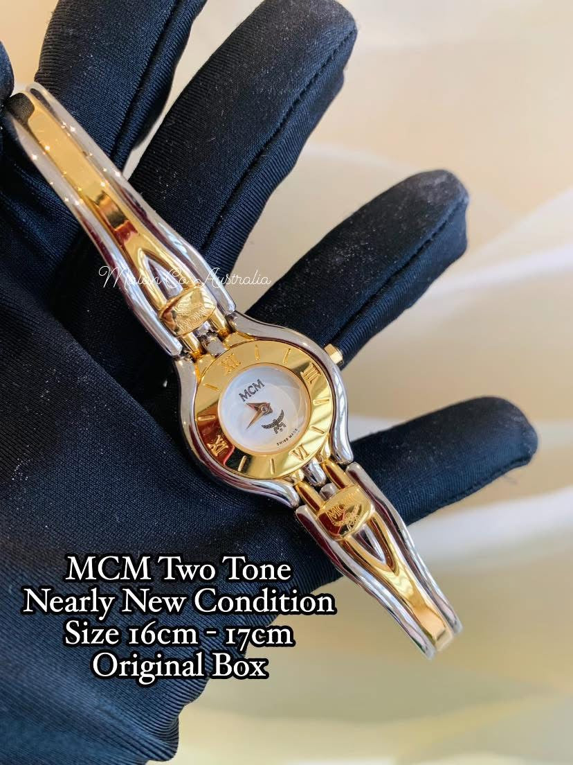 MCM Two Tone Watch