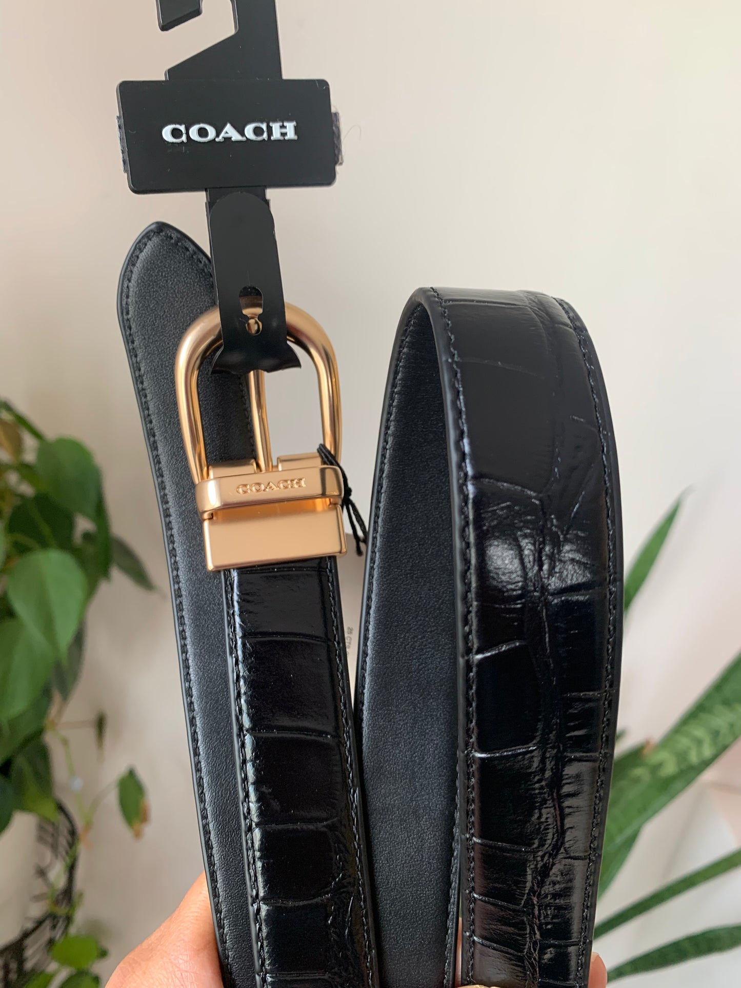 Coach Belt Reversible