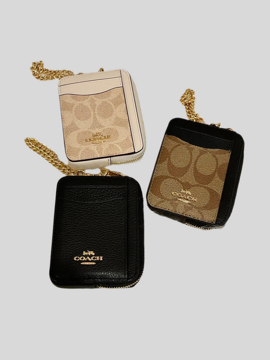 Coach Zip Card Case