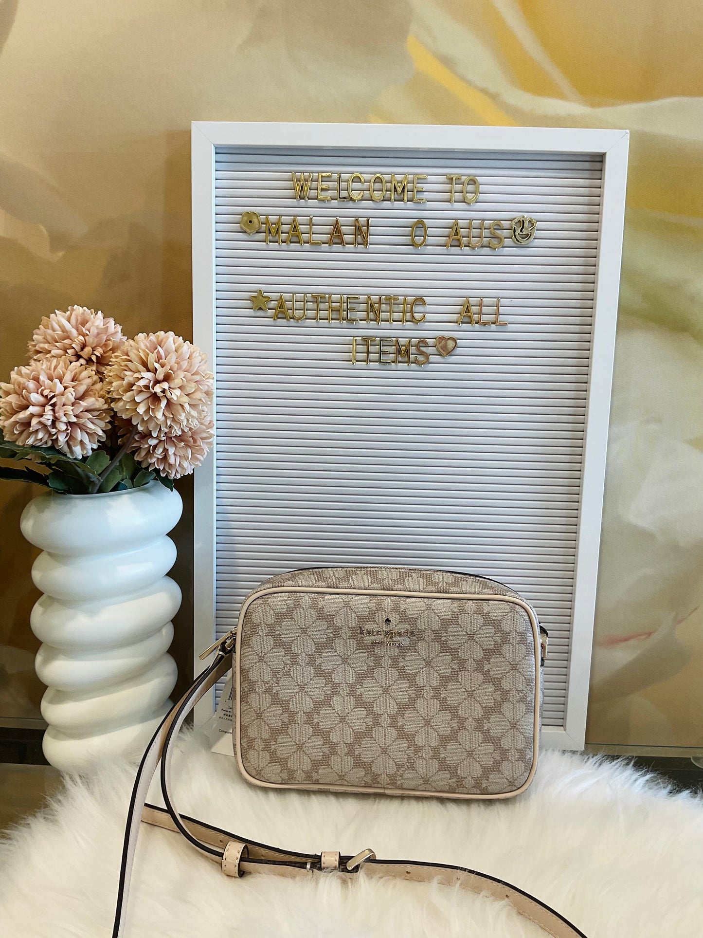 KS Spade Flower Mini Camera Bag