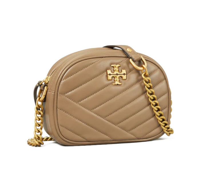 Tory Burch Kira Chevron Camera Bag in Sandpiper