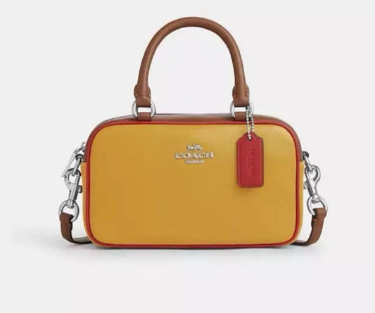 Coach Satchel Crossbody in Colorblock
