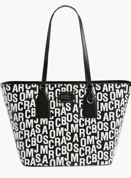 Marc Jacobs Jumbled Logo Tote Bag