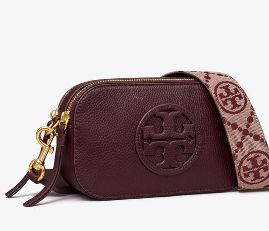 Tory Burch Mini Miller Crossbody in Albarossa