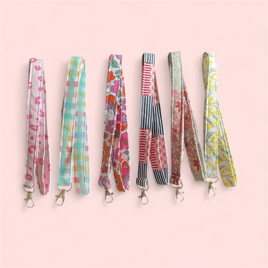 Handmade Fabric Lanyards
